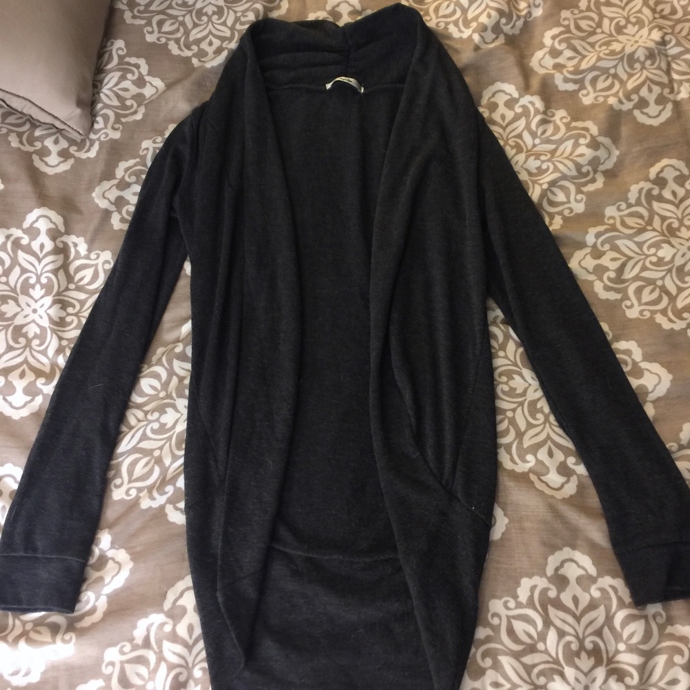 Papaya Draped Cardigan